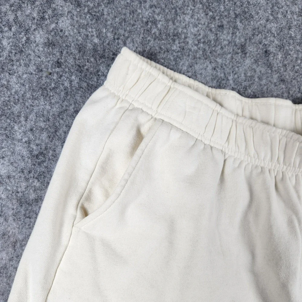 The North Face Half Dome Fleece Shorts Women XL White Athletic Lounge Hiking